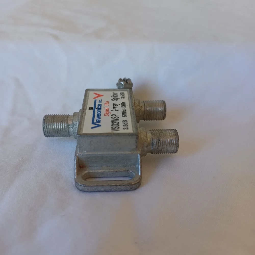 Viewsonics Digital Plus 2-Way Cable TV Coaxial Splitter VSD2WSP